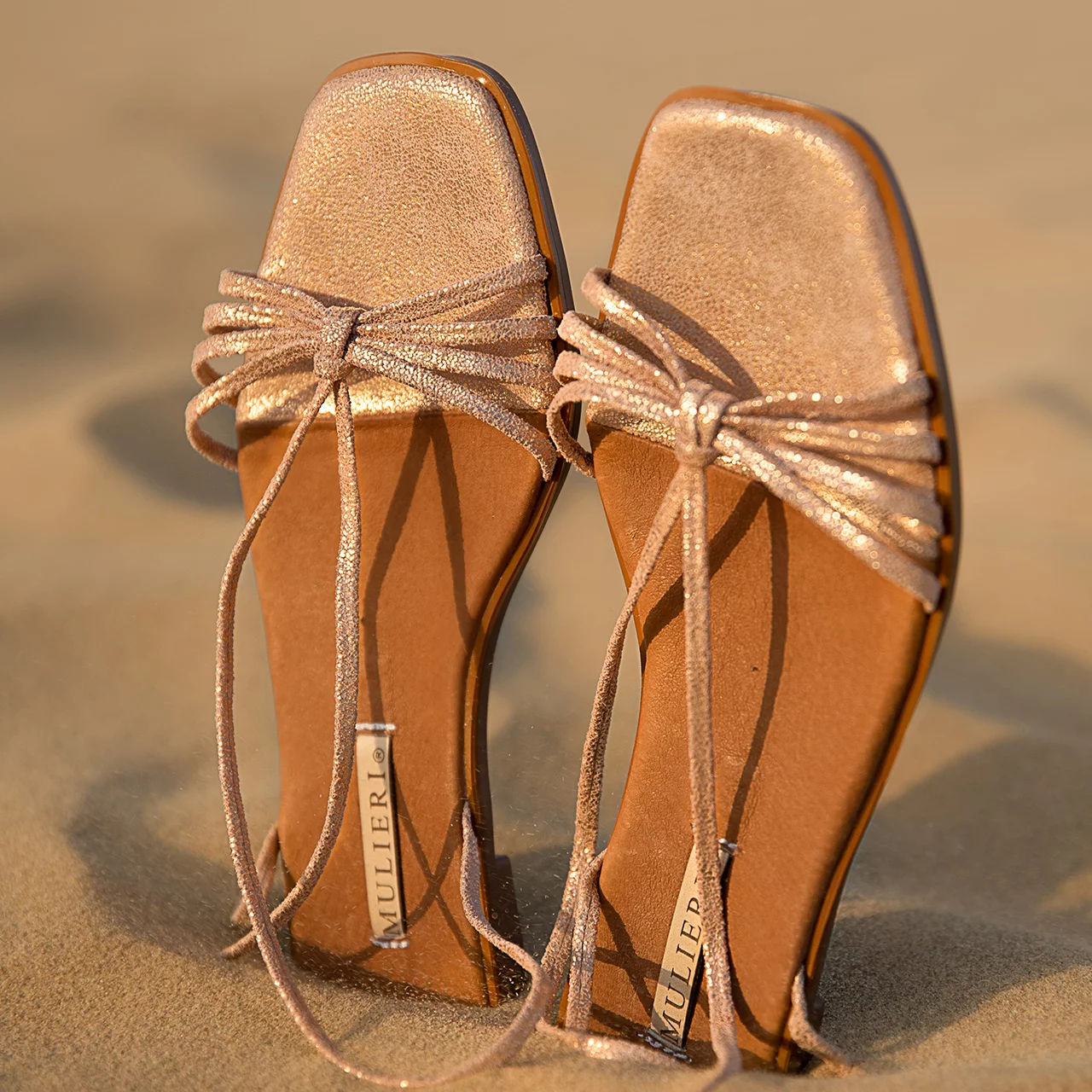 Rosegold sandals